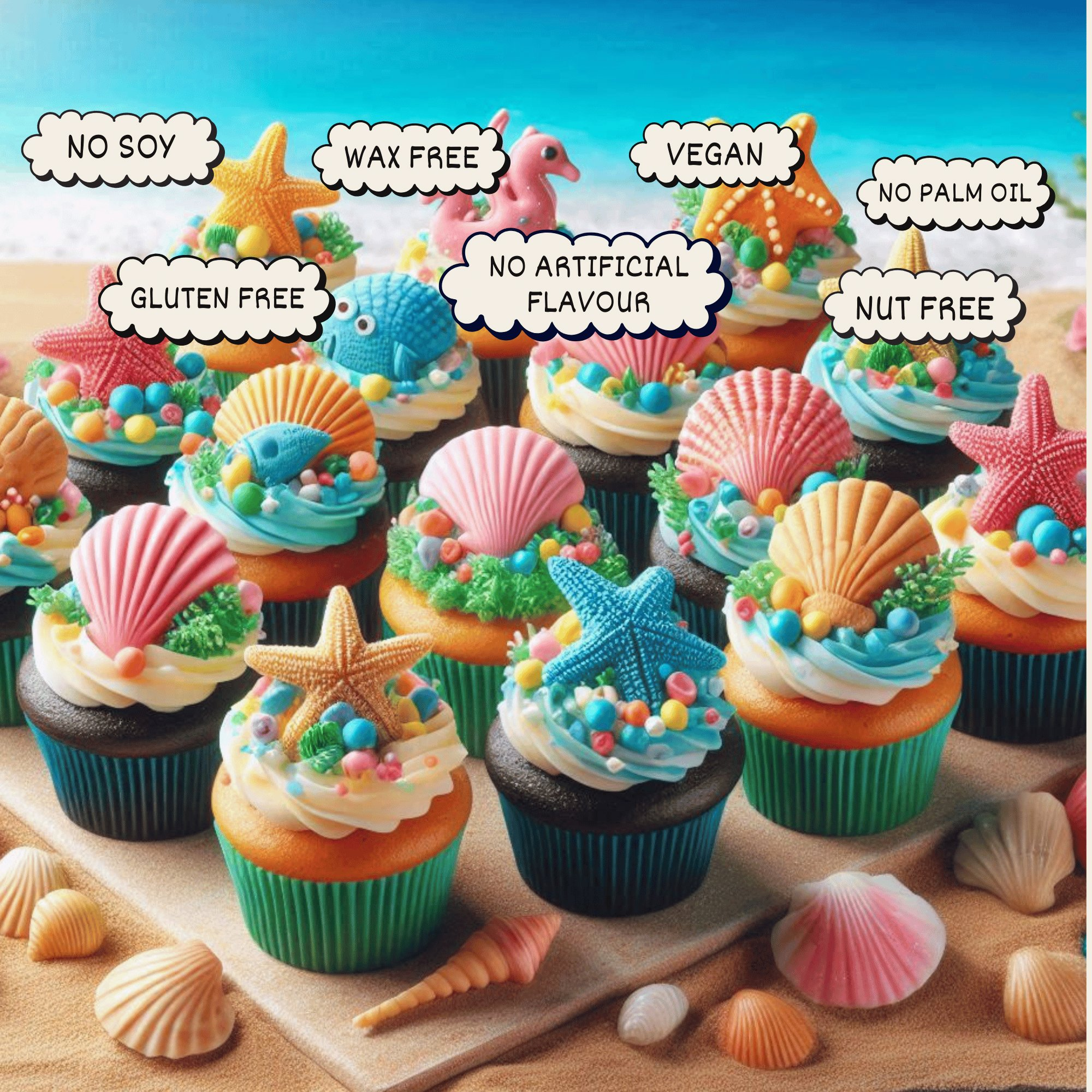 Confect Under the Sea Sprinkles for Decoration 02