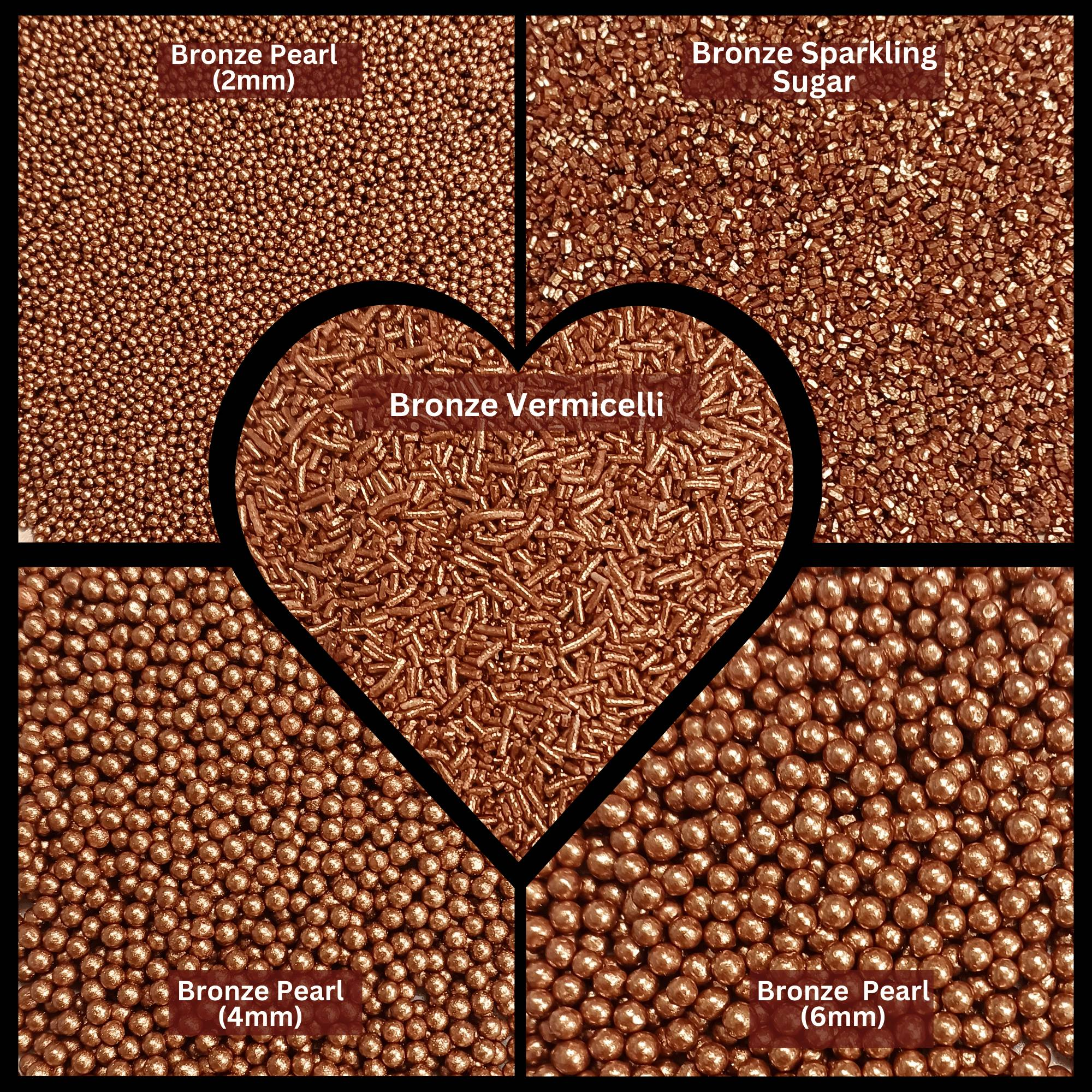 Confect Sprinkles for Cakes & Cupcakes Decoration | USP-21(Bronze)