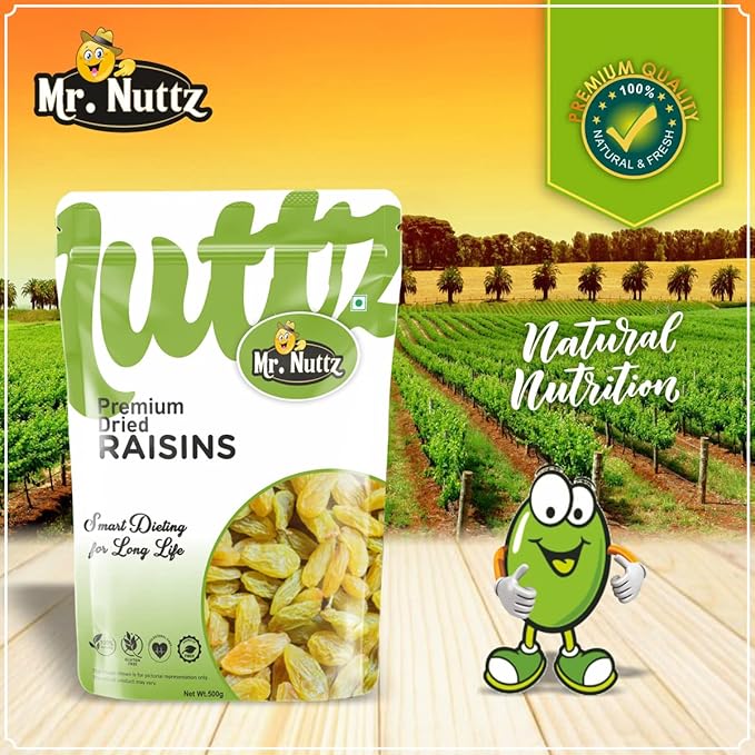 Mr. Nuttz Green Raisins Pouch