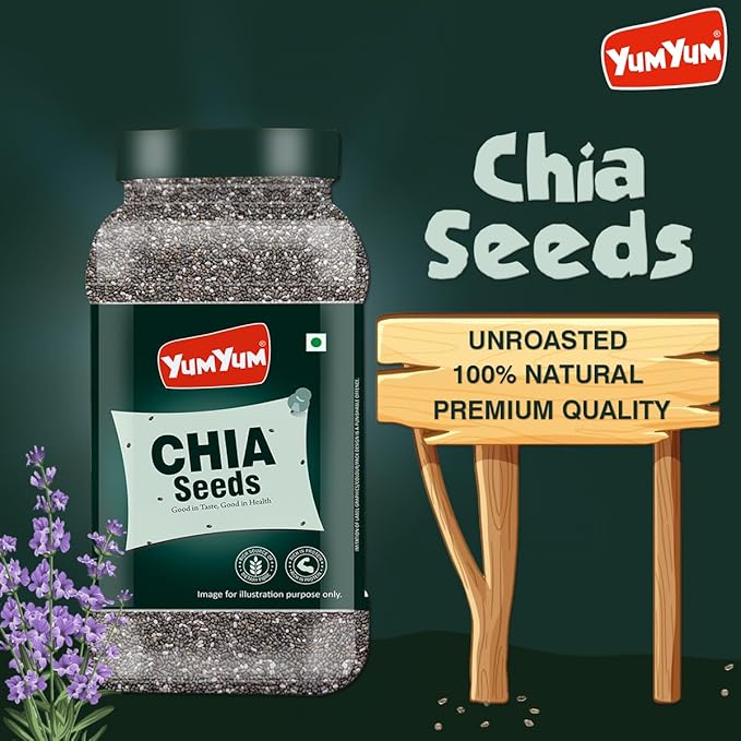 Yum Yum Raw Chia Seeds Jar
