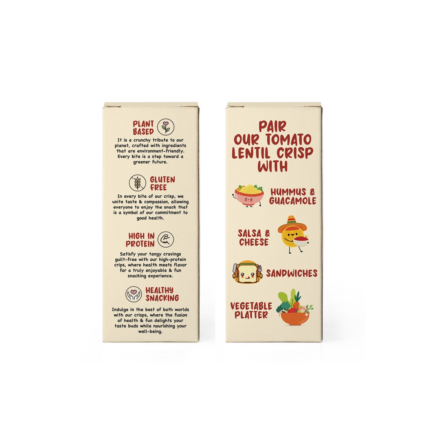 Bean Bites | Savory Tomato Lentil Crisp 3.53 oz (100 g) | Round Crunchy Bites