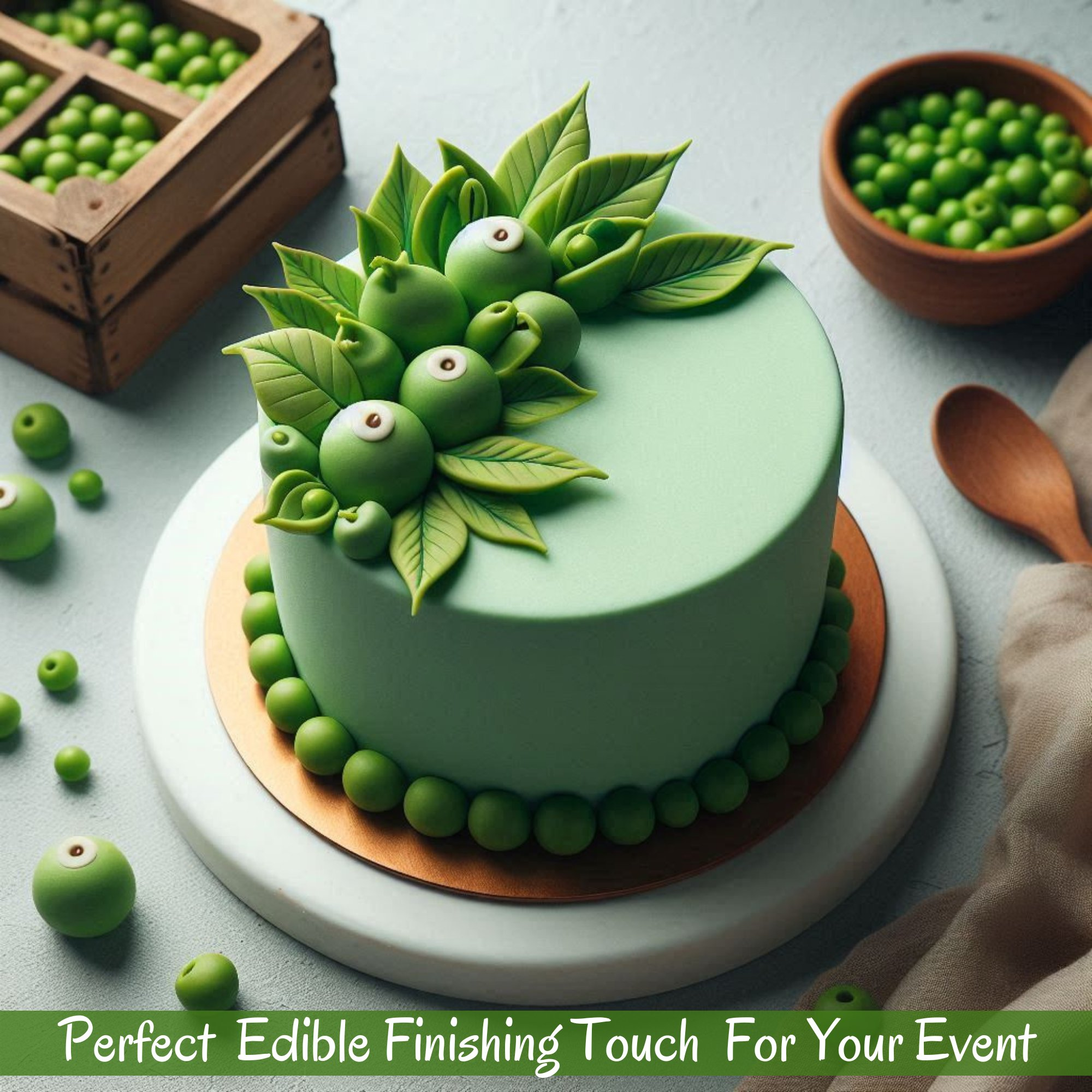 Confect Pea Green Fondant | Edible Sugarpaste