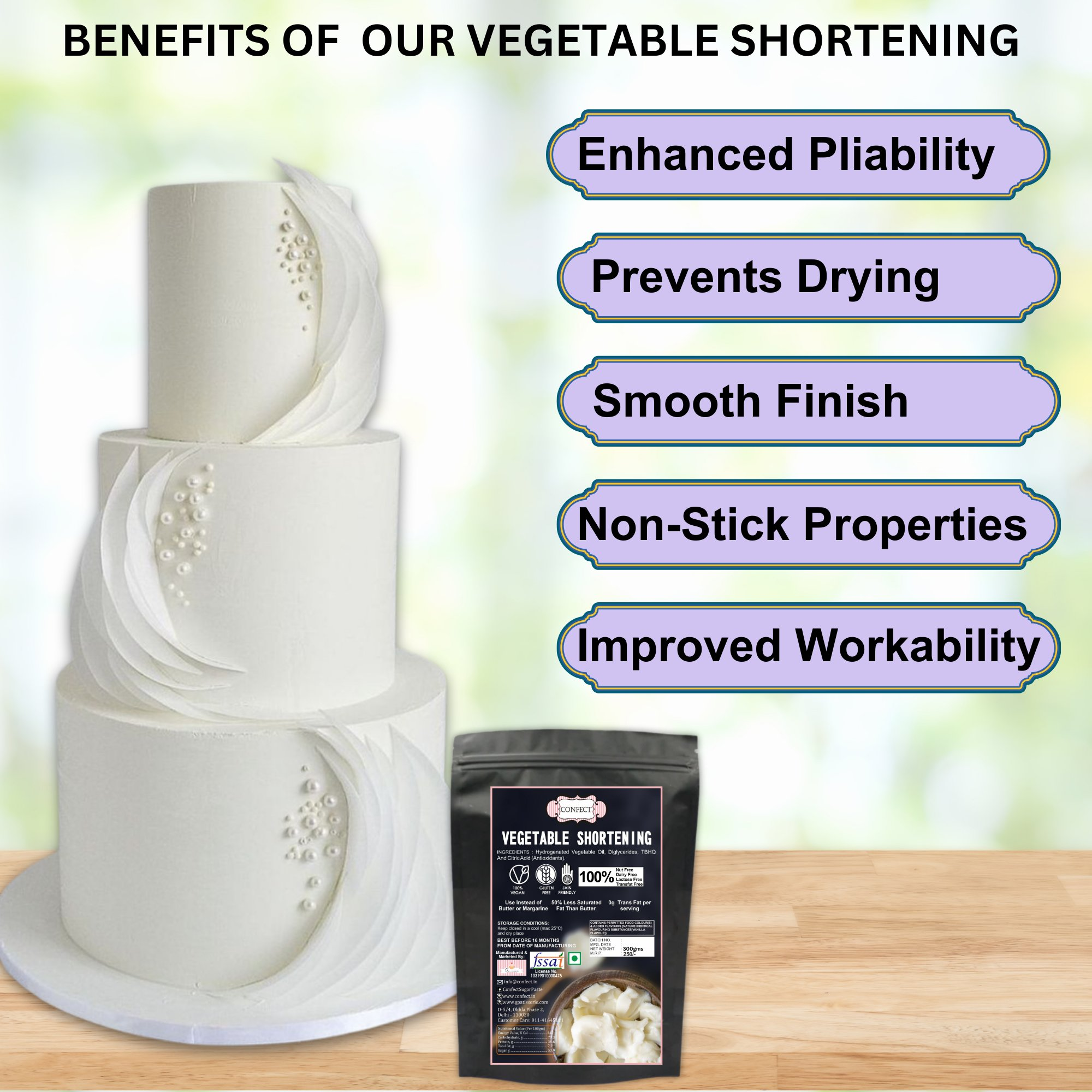 Confect Vegetable Shortening