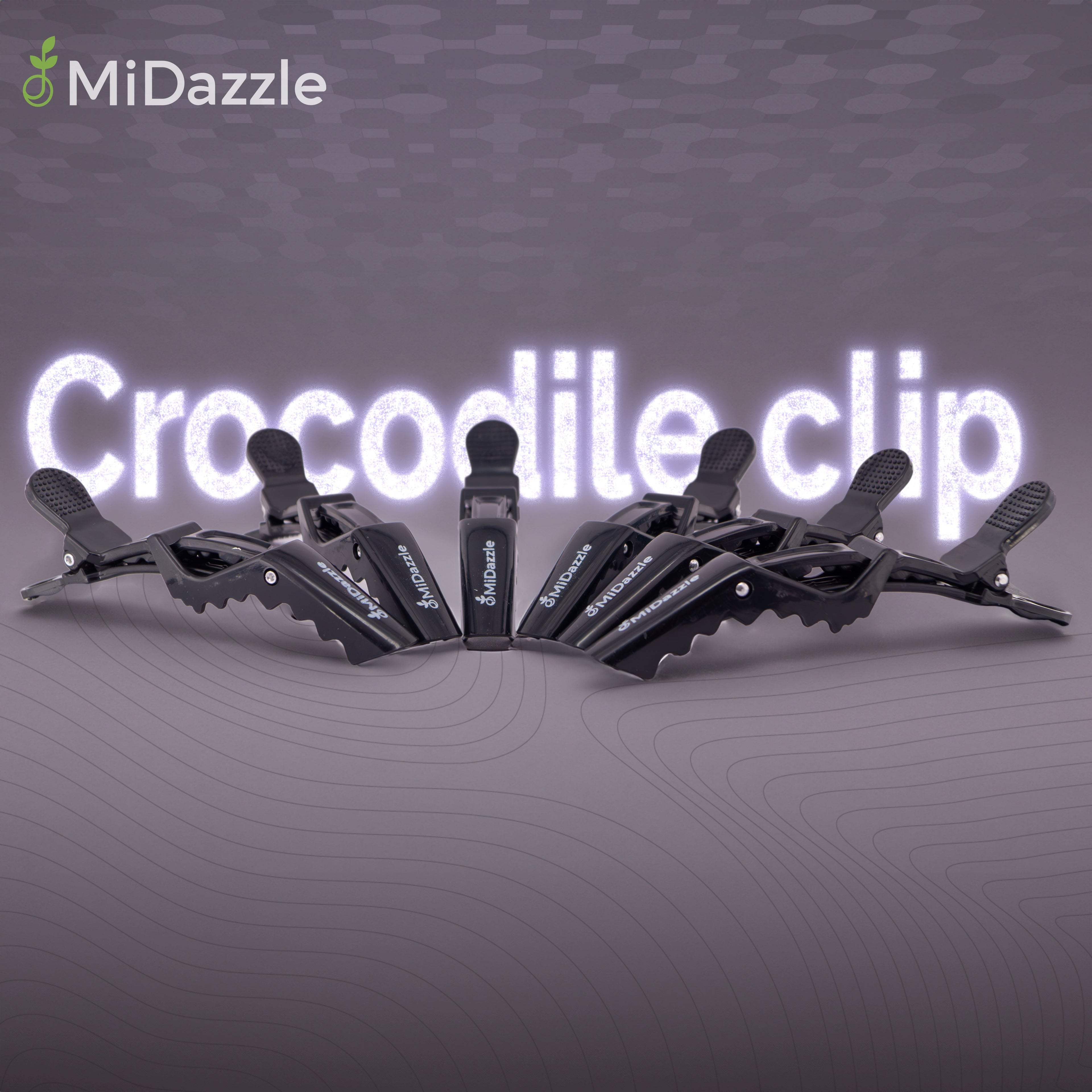 MiDazzle Section Hair Clips Pack Of 6 MIHA6302