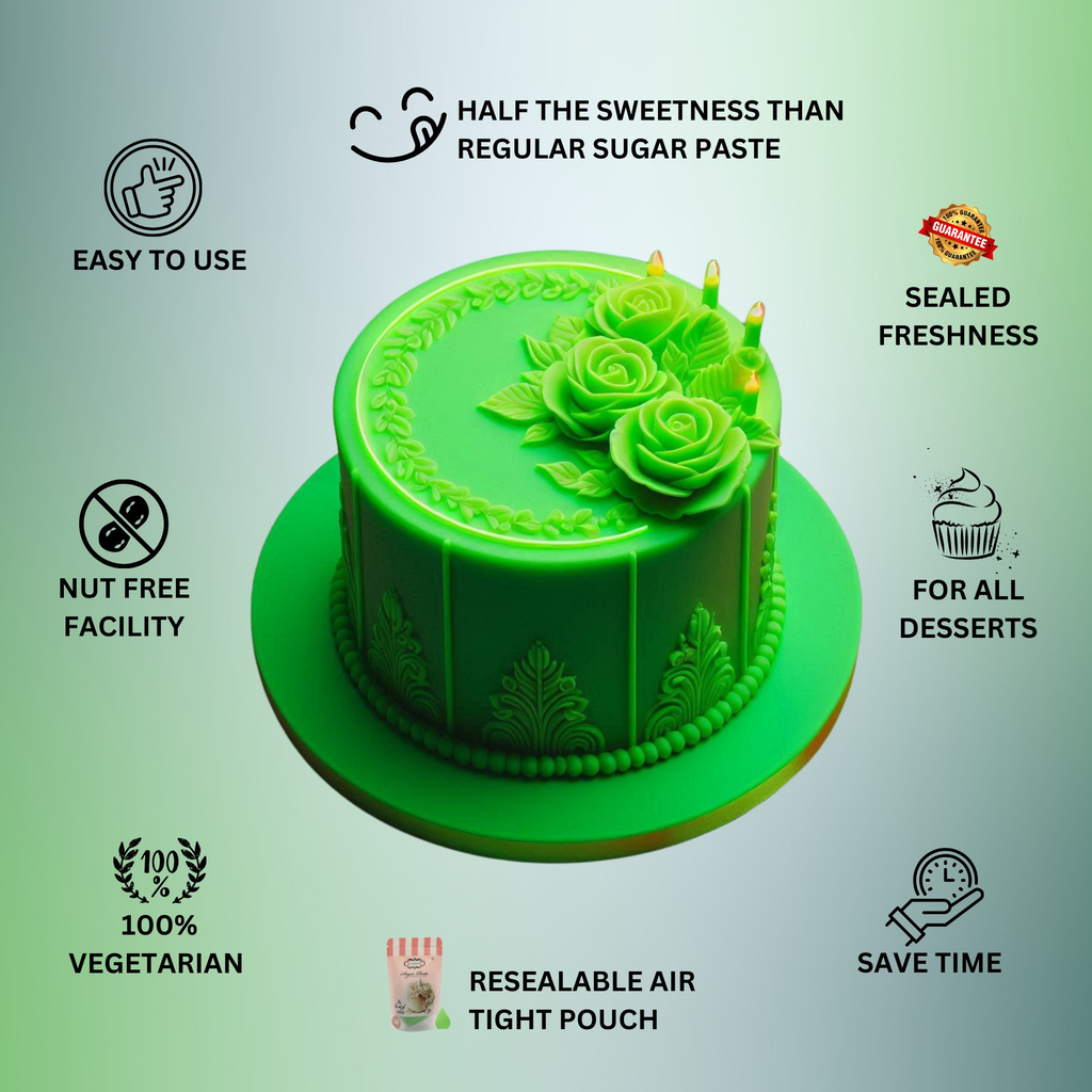Confect Neon Green Fondant | Edible Sugarpaste