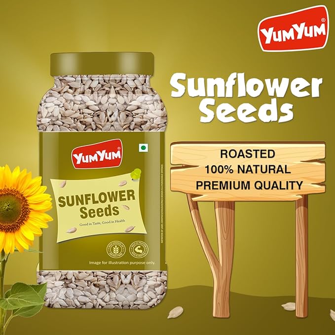 Yum Yum Roasted & Salted Sunflower Seeds Jar