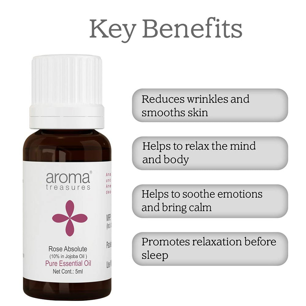 Aroma Treasures Rose Absolute Pure Essential Oil