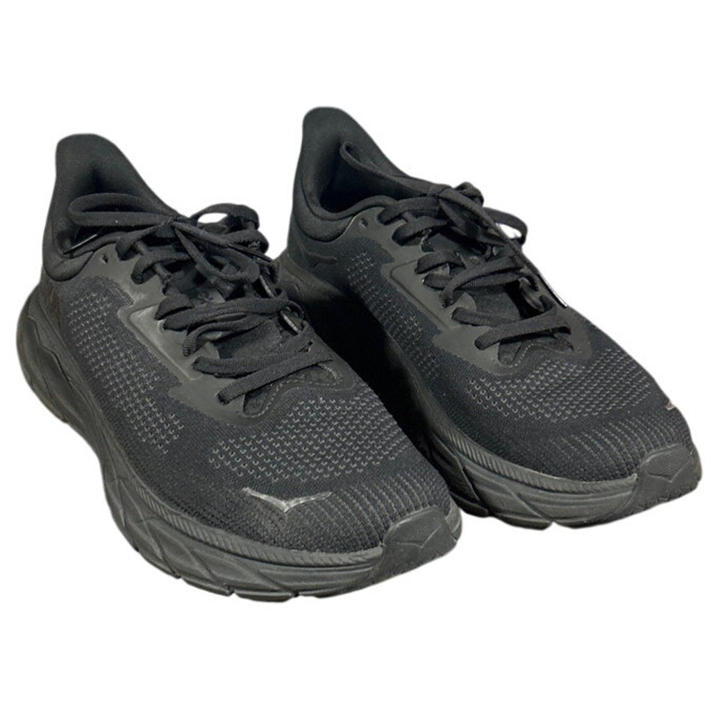 Hoka Womens Size 7B Black Mesh Arahi 7 Lace Up Athletic Shoes w Box EUC