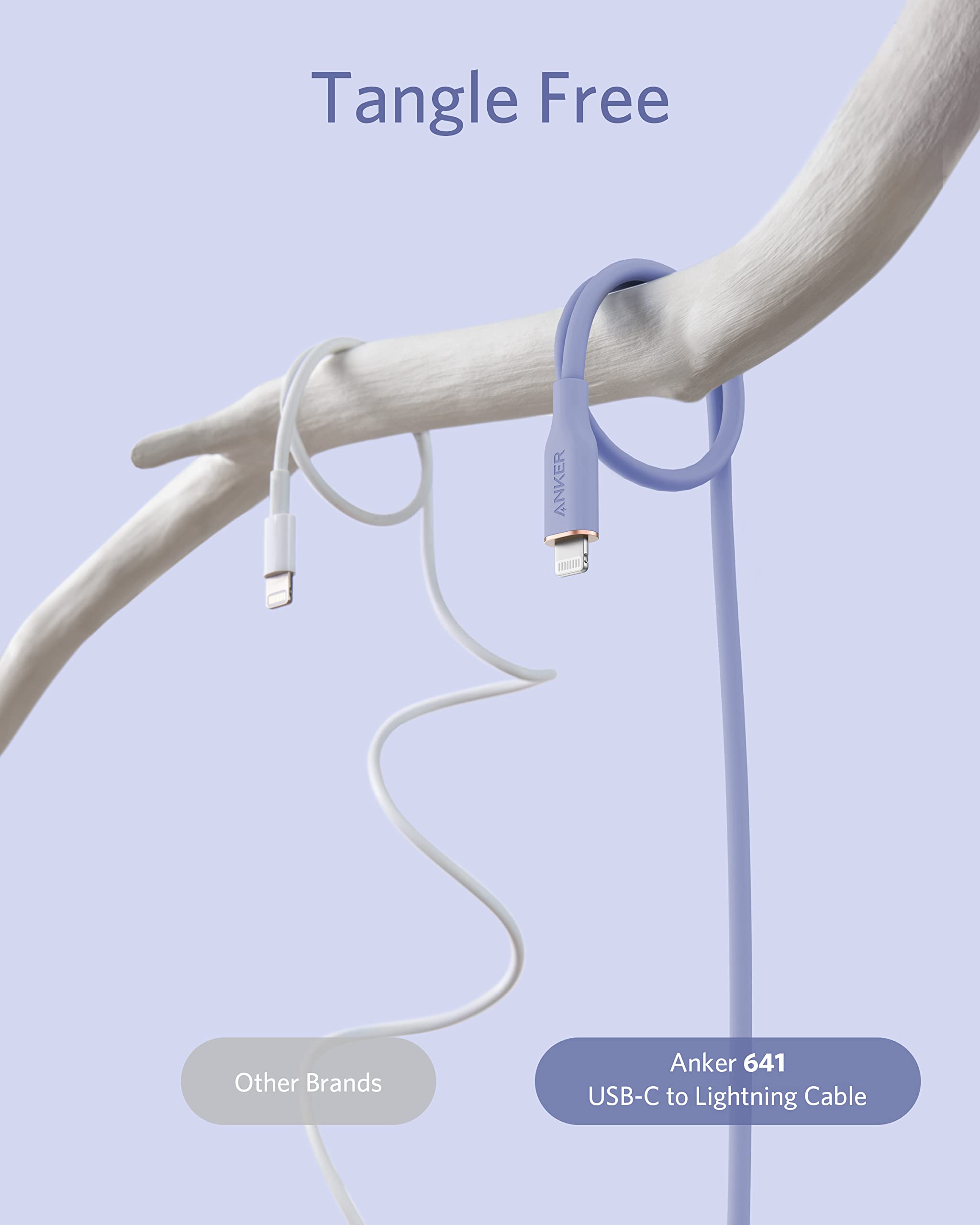 Anker 641 USB-C to Lightning Cable (Flow, Silicone)