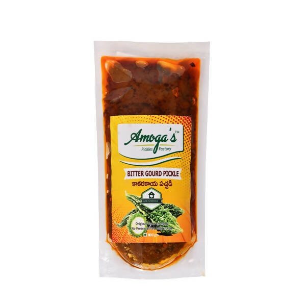 Amoga's Pickles Factory Bitter Gourd Pickle Andhra Style