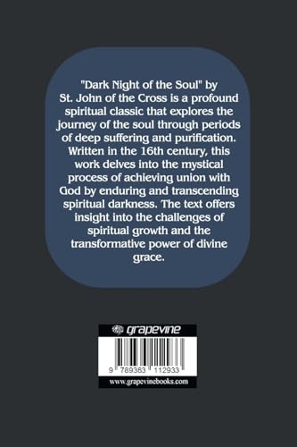 Dark Night of the Soul (Religion) by St. John of the Cross