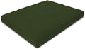 Bean Products Meditation Cushion - Zabuton Meditation Pillows for Sitting on Floor, Yoga Cushion, Cotton Yoga Pillow, Zen Kneeling Prayer Pad- Made in USA - Premium 32x26x3, Earth