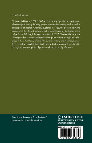 The Nature of the Physical World: Gifford Lectures, 1927 by Eddington, Arthur