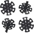 Walking Stick Tips Rubber 4pcs Trekking Pole Tips Replacement- Rubber Feet for Hiking Poles, Walking Sticks, Trekking Poles | Rubber Tip for Walking Sticks Hiking Trekking Poles Boot Tips Rubber Feet