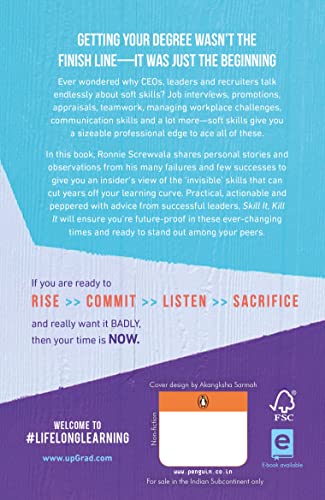 Skill It, Kill It: Fast-Forward Your Career With Ronnie Screwvala | Penguin Non-Fiction, Career Guide | Must Read Business Books On Corporate Management