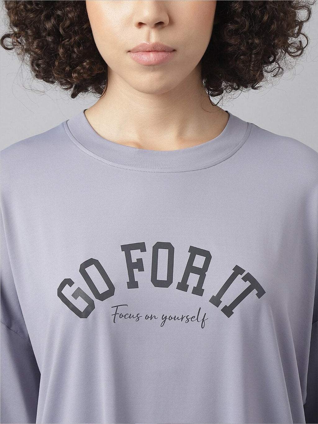 MKH Typography Printed Dri-FIT Sports T-shirt