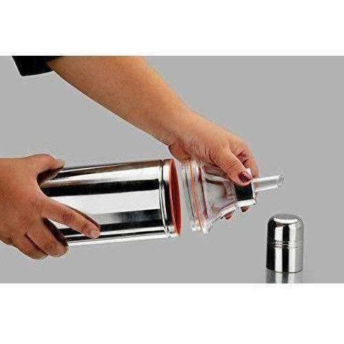 Nirlon Stainless Steel Oil Pot, 1 Litre, Silver