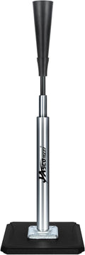 Portable Batting Tee for Baseball/Softball, Height Adjustable 24-46 inches Softball Tee for Kids and Adults,Baseball Tee with Rubber Top,Metal Base,Easy Transport and Assemble Hitting Tee