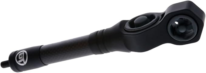 TRUGLO Cadence Vibration-Dampening Noise Reducing Lightweight 8" Hunting Archery Bow Stabilizer for Improved Bow Balance & Stability