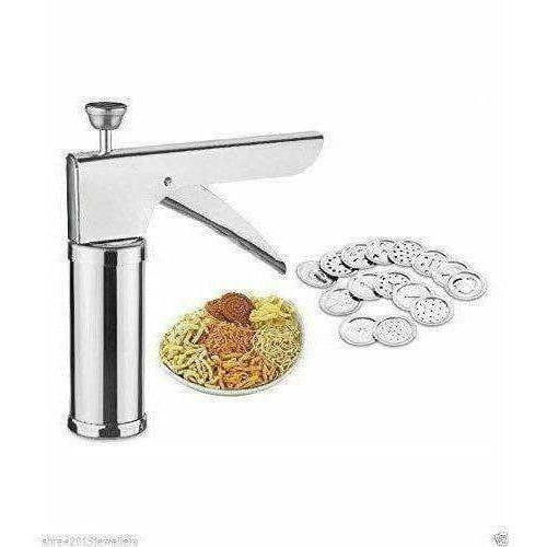Stainless Steel Kitchen Press Maker with 12 Pieces