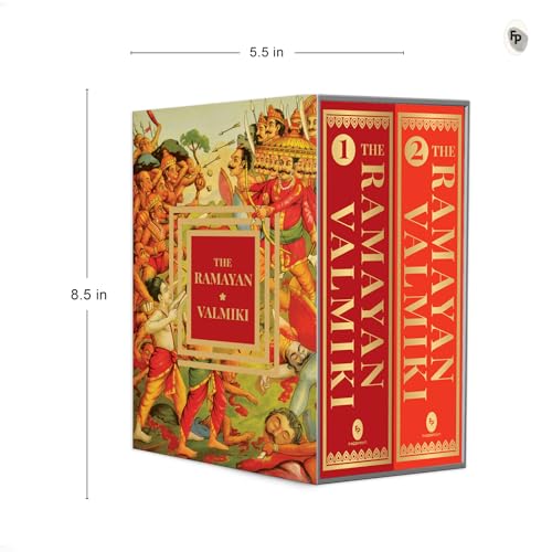 The Ramayan of Valmiki: Volume 1 & 2 (Deluxe Hardbound Edition) Boxed Set by Valmiki