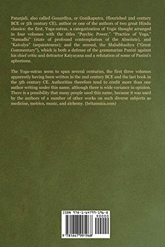 The Yoga Sutras of Patanjali: The Book of the Spiritual Man by Patanjali