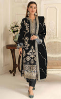 Anaita Black Rangoli Silk Suit with Embroidery & Sequence Work