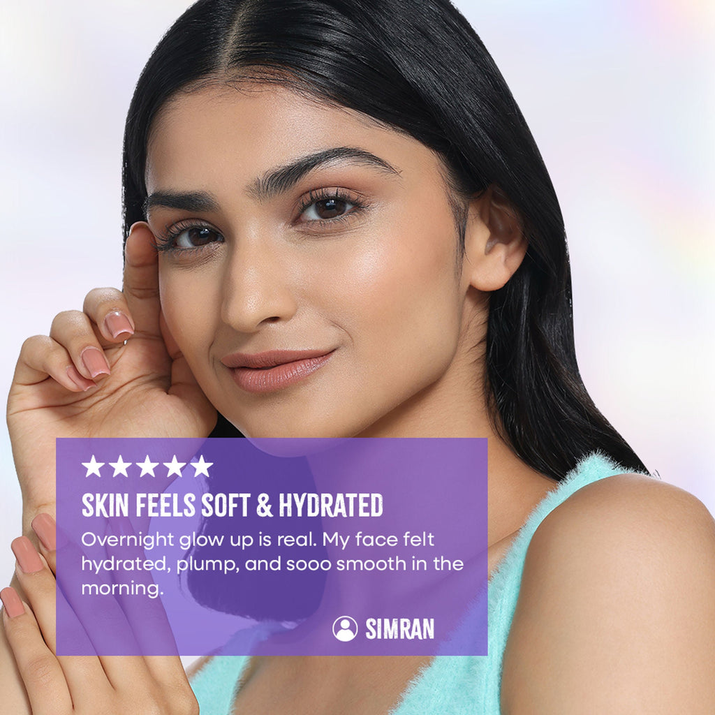 Nykaa Skin Real Collagen Mask – Hydrates, Brightens And Gives Dewy Skin Overnight - Formulated In Korea