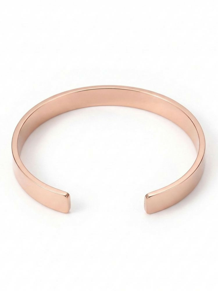 NVR Men's Rose Gold Kada Bracelet