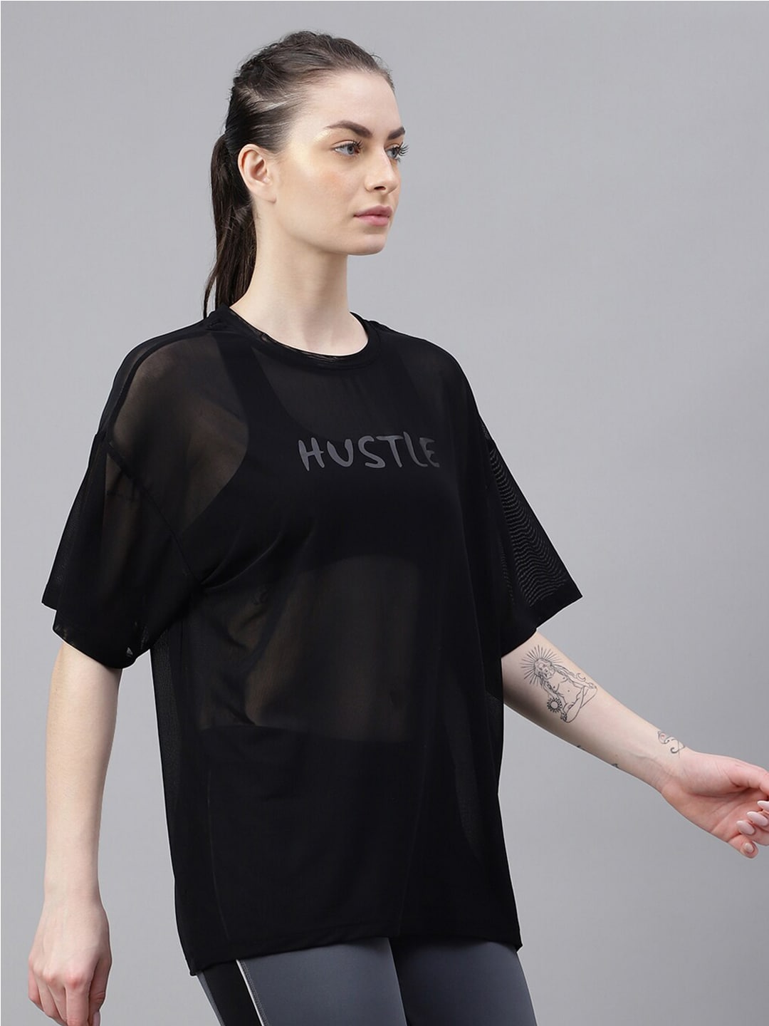 MKH Typography Printed Relaxed Fit Dri-FIT T-shirt
