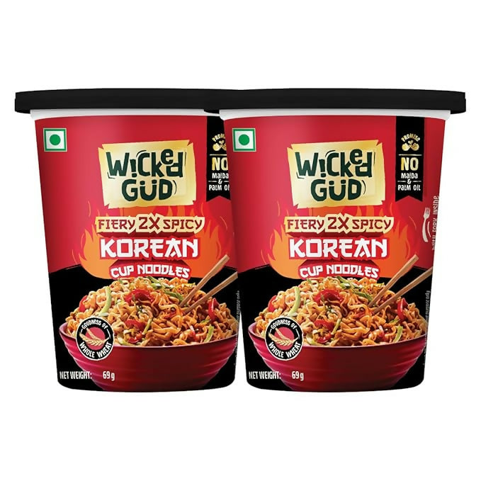 WickedGud Korean Cup Noodles Fiery 2X Spicy