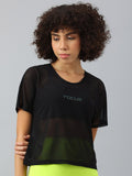 MKH Women Typography Extended Sleeves Dri-FIT Sports T-shirt