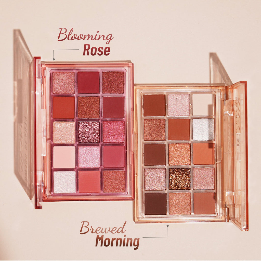 Swiss Beauty Awaken Eyeshadow Palette , Matte + Shimmer Finish , Long-Lasting - Brewed Morning