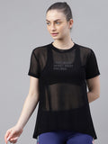 MKH Typography Printed Dri-FIT Relaxed Fit Gym T-shirt