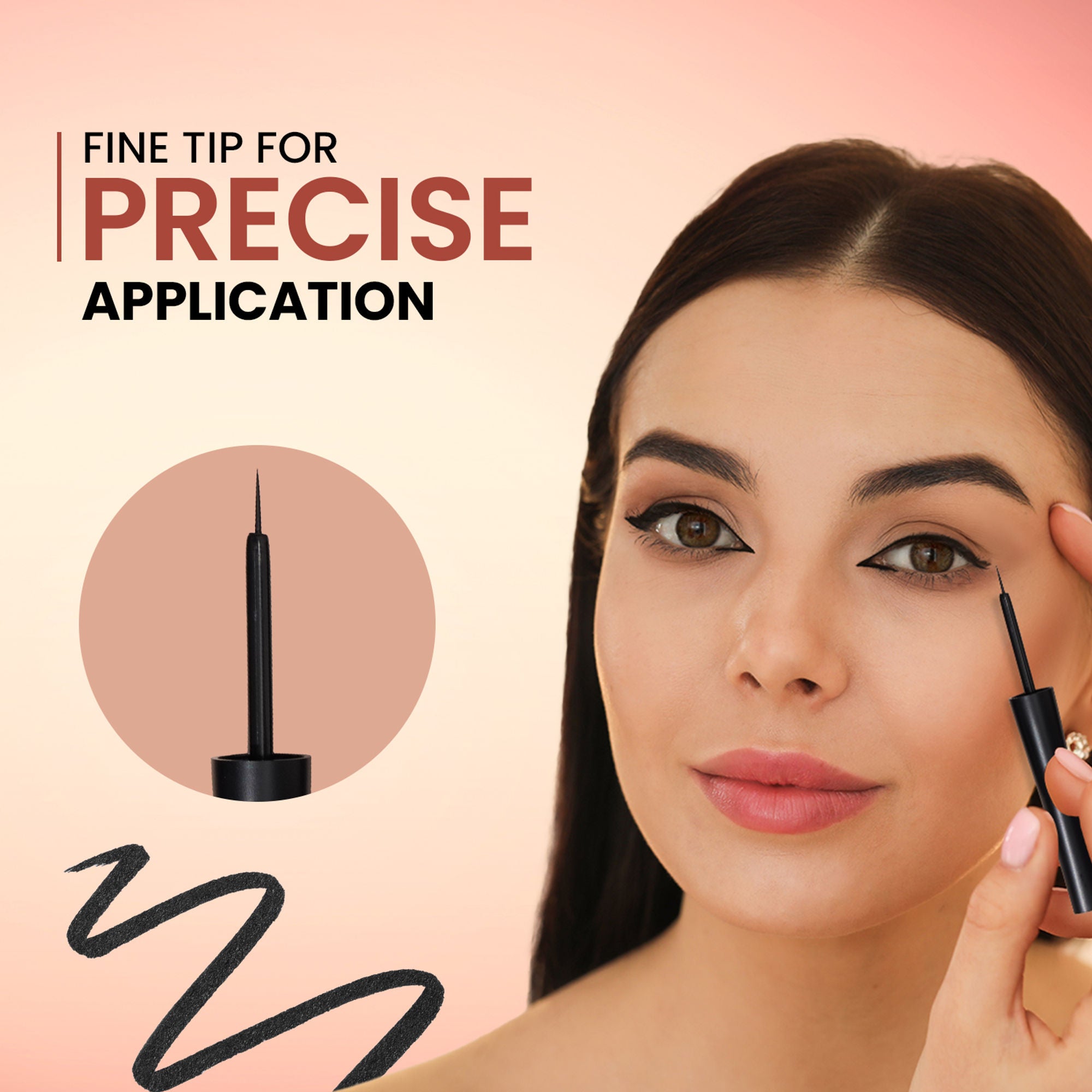 Swiss Beauty Matte Max Eyeliner Black