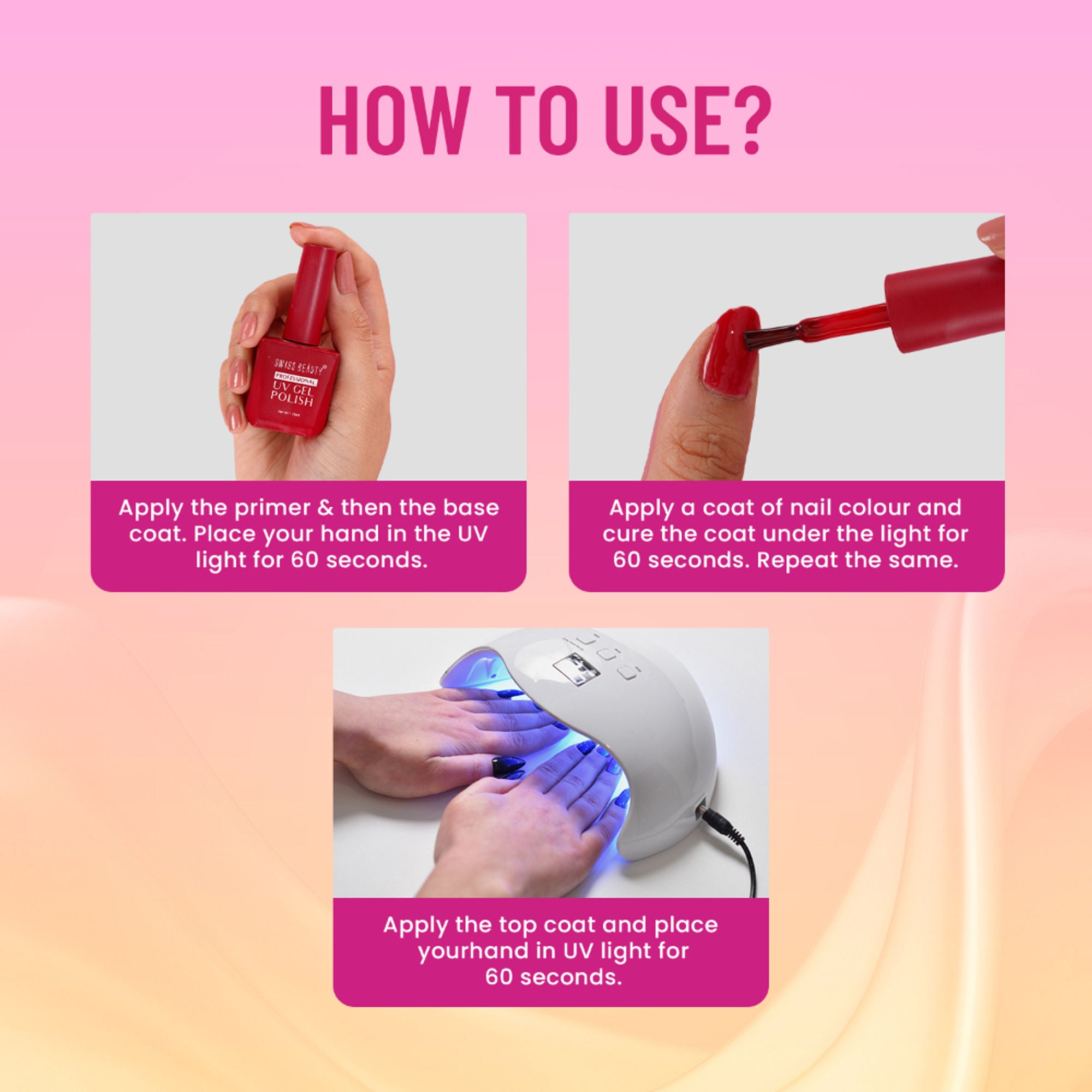 Swiss Beauty Professional UV Gel Nail Polish - Shade-47