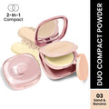 Swiss Beauty Matte & Set Duo Lightweight Compact Powder - 03 Sand and Banana