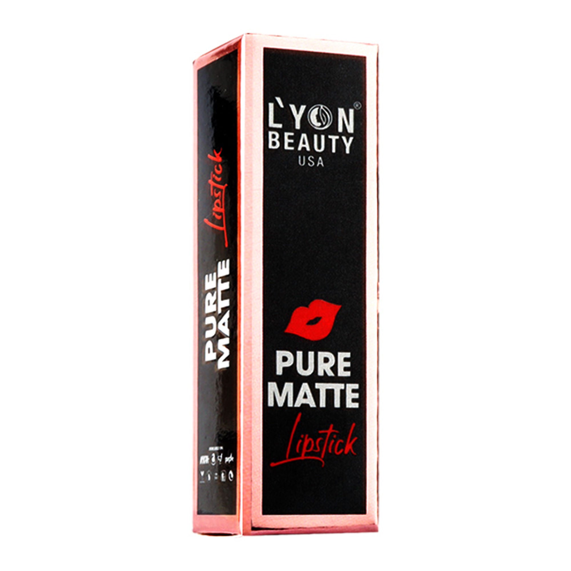 Lyon Beauty Pure Powder Matte Lipstick - 217 Apricot