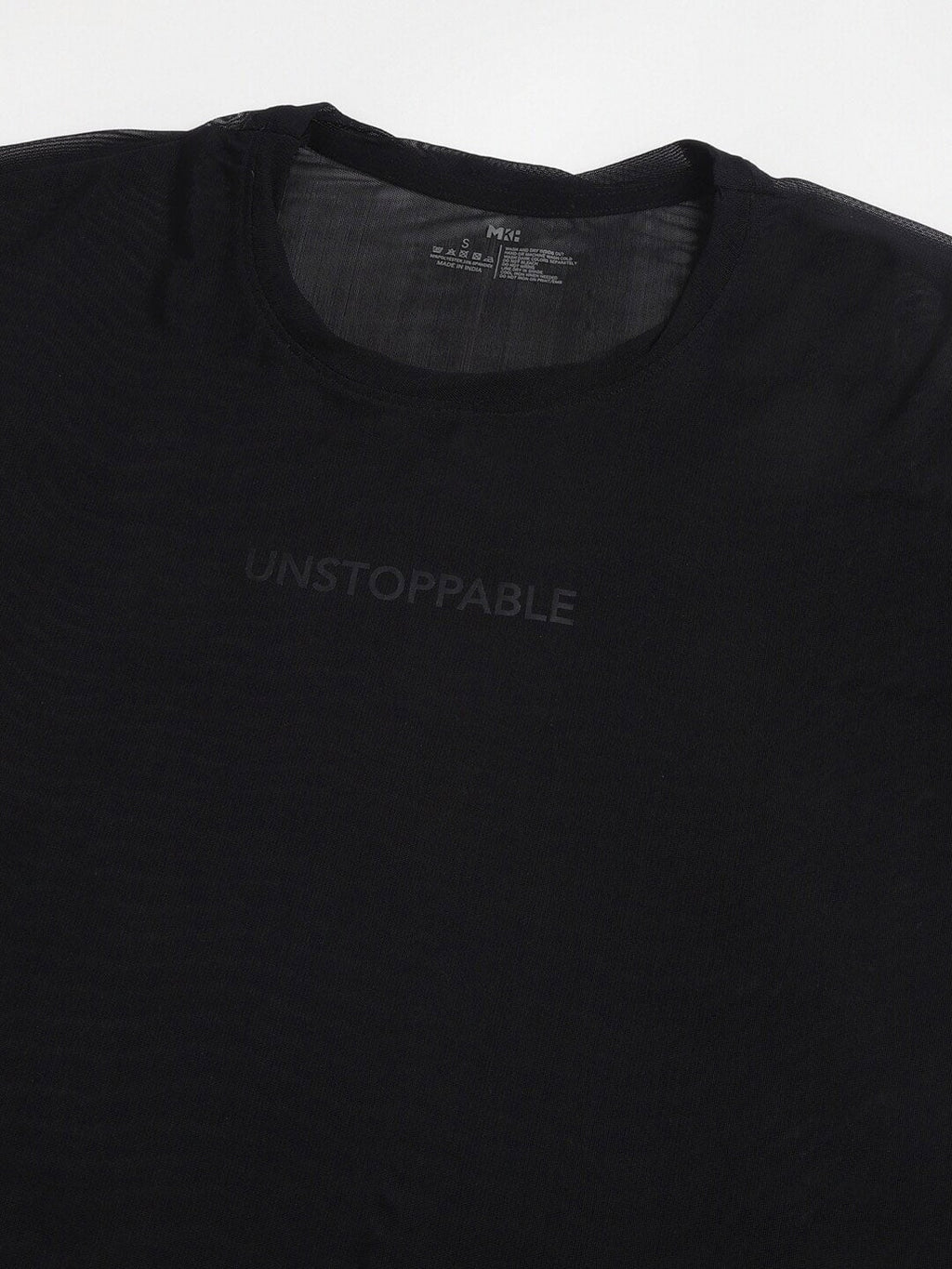 MKH Typography Printed Relaxed Fit Sheer Dri-FIT T-shirt