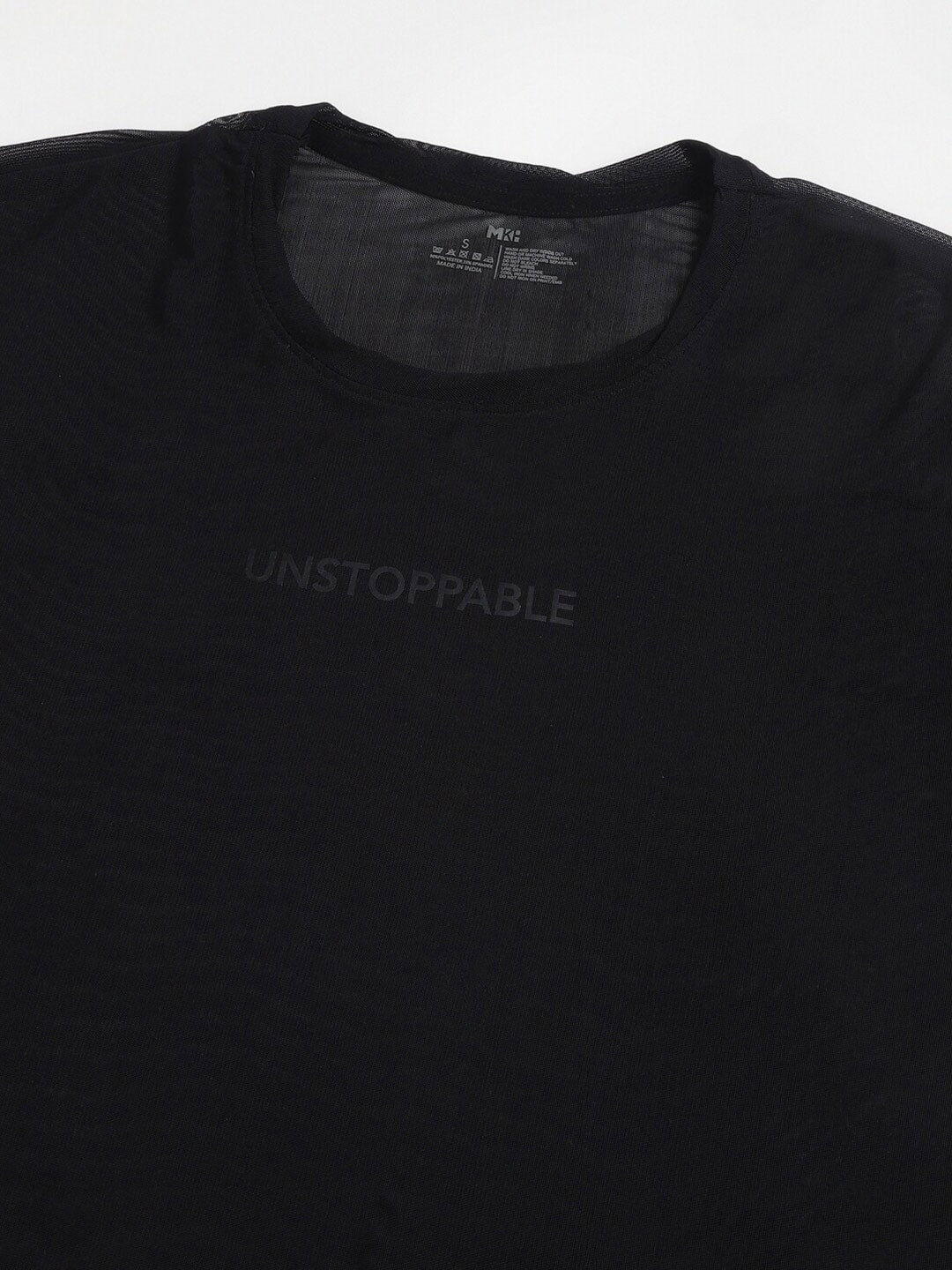MKH Typography Printed Relaxed Fit Sheer Dri-FIT T-shirt