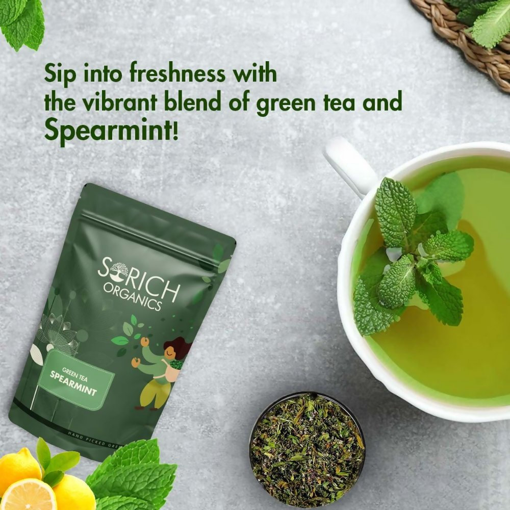 Sorich Organics Spearmint Green Tea