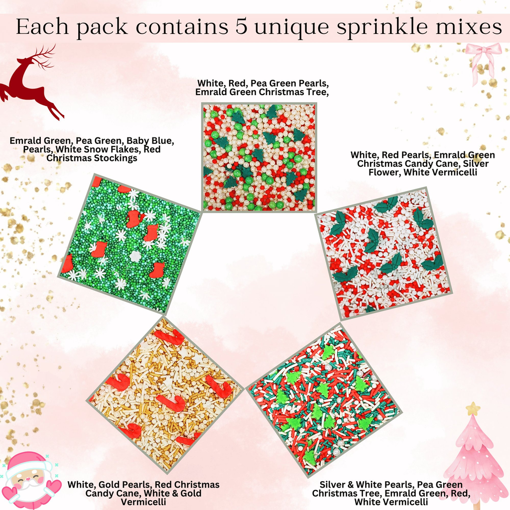 Confect Christmas Sprinkles CH Multipack 25