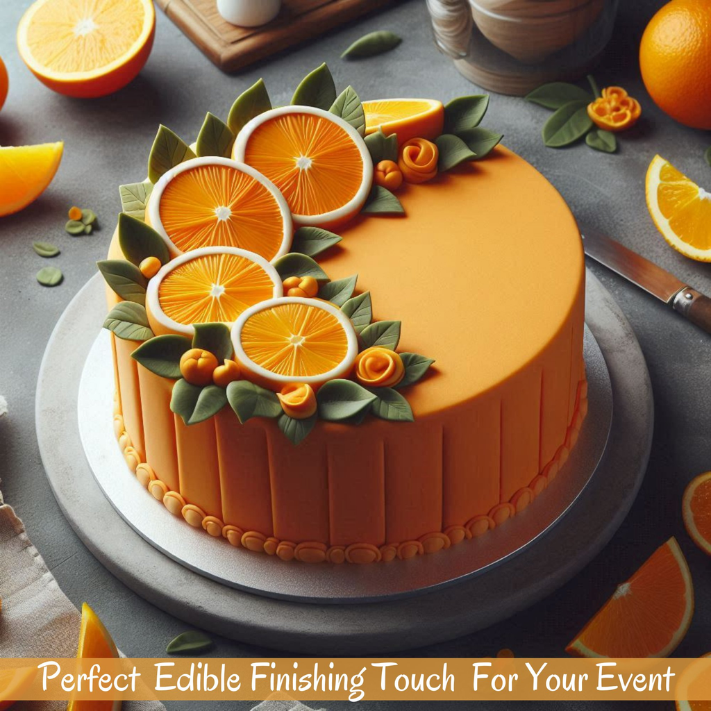 Confect Citrus Orange Fondant | Edible Sugarpaste