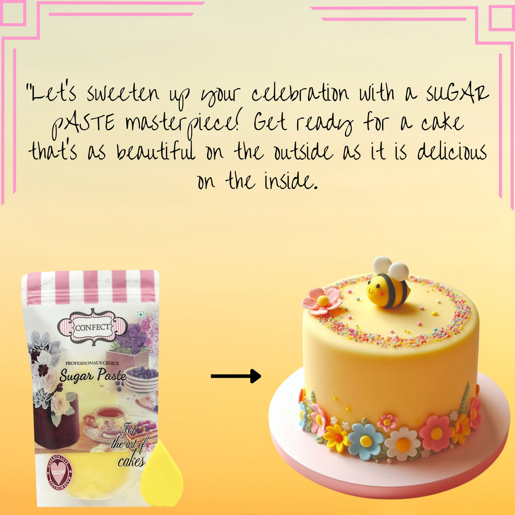 Confect Sunshine Yellow Fondant | Edible Sugarpaste