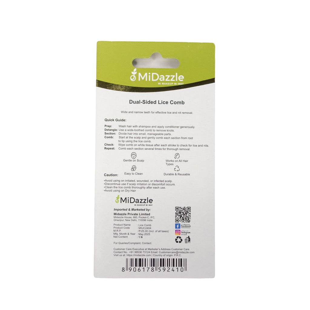 MiDazzle Lice Comb MIUC2404