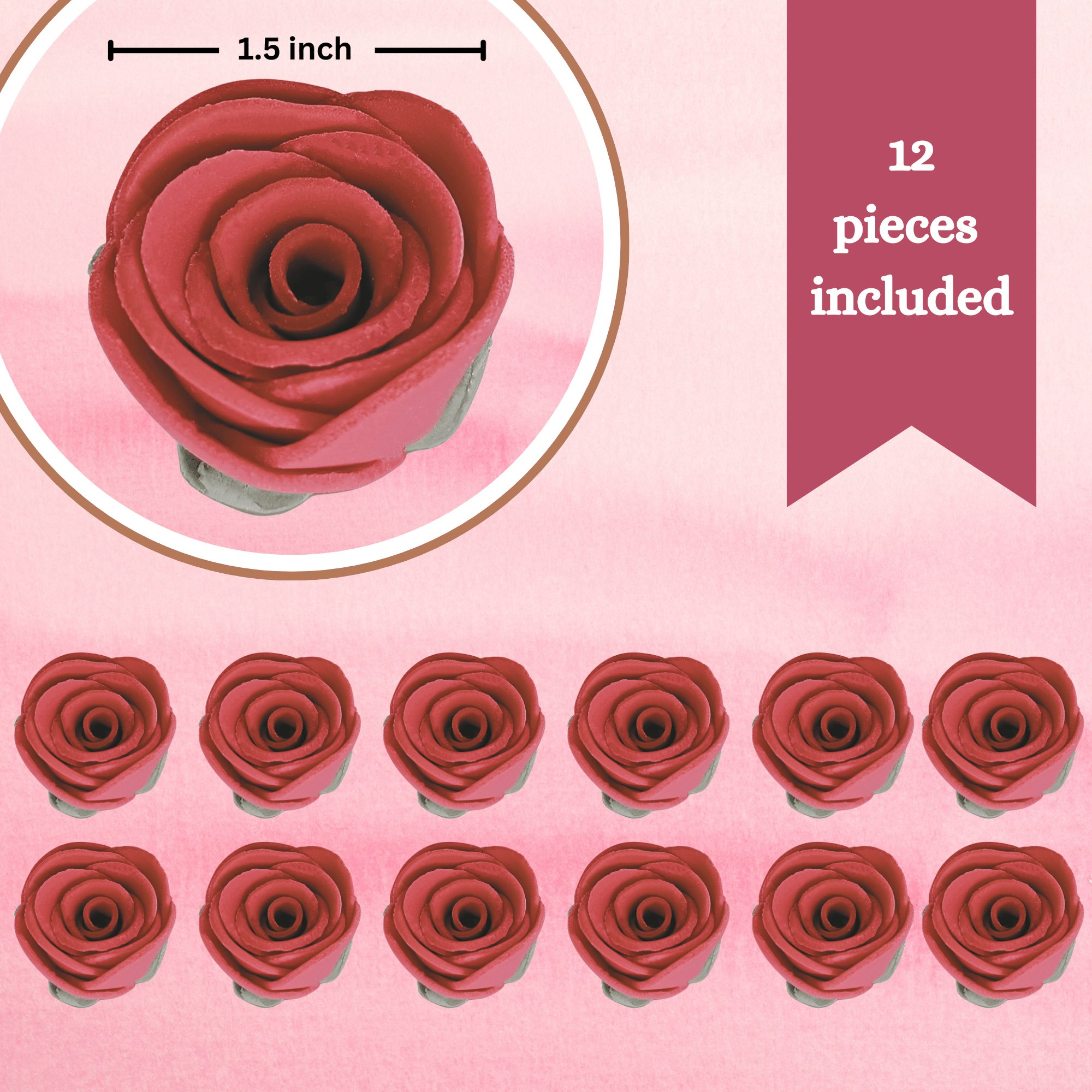 Confect Magenta | Edible Sugar Flowers