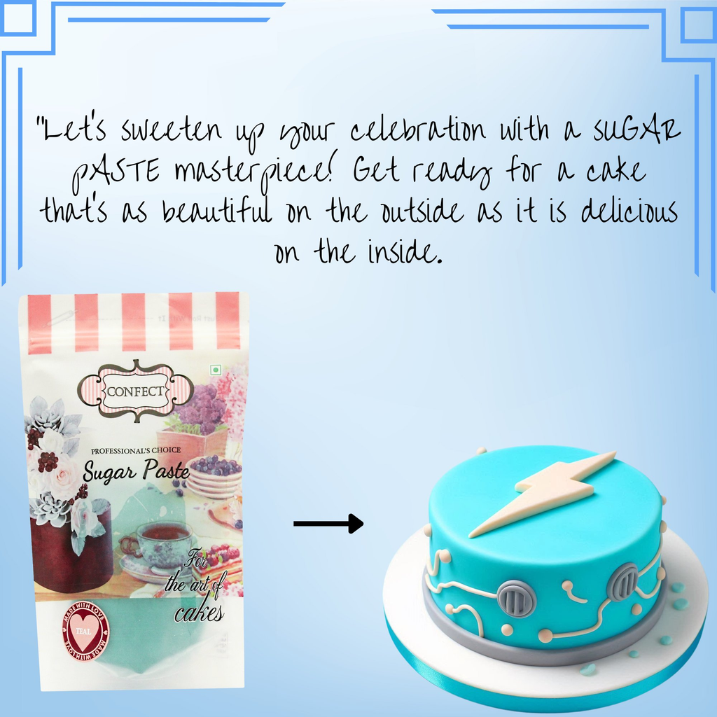 Confect Electric Blue Fondant | Edible Sugarpaste