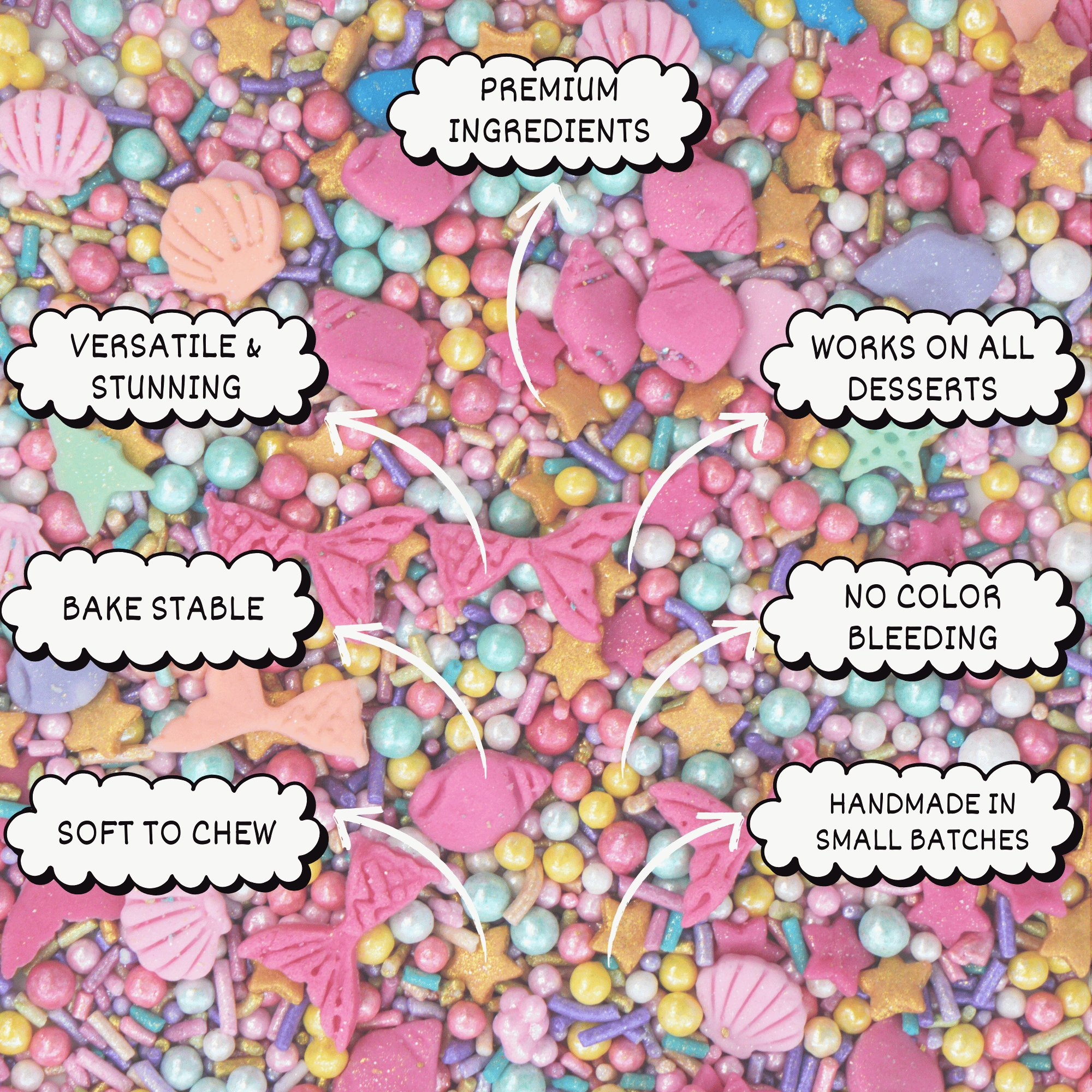 Confect Under the Sea Sprinkles for Decoration 02