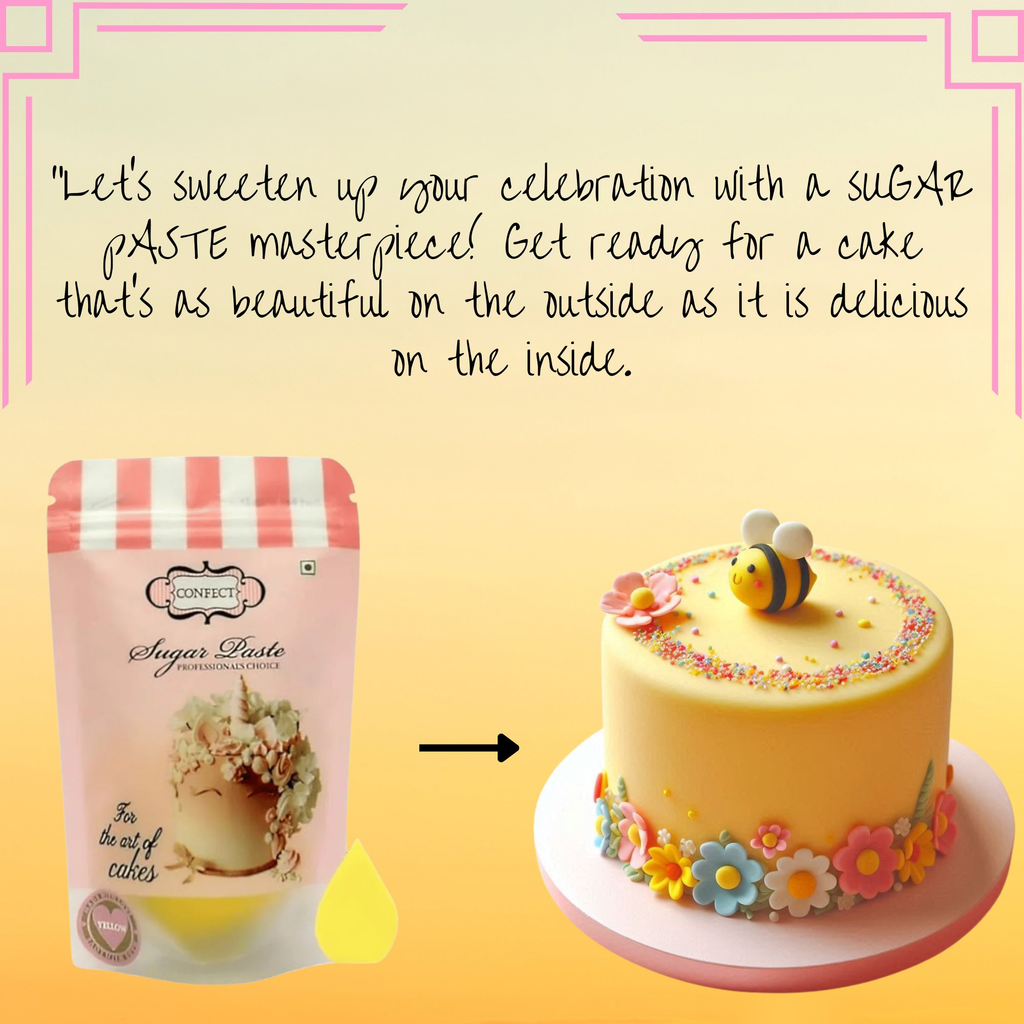 Confect Sunshine Yellow Fondant | Edible Sugarpaste