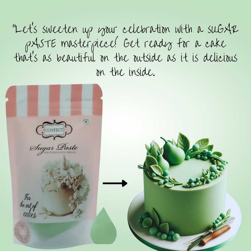 Confect Pea Green Fondant | Edible Sugarpaste